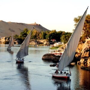 Sunset Felucca Ride on the Nile in Aswan